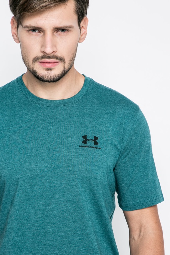 Under Armour - Pánske tričko UA Left Chest Lockup 1257616 zelená 1257616