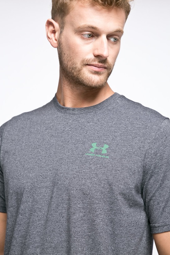 Under Armour - Тениска UA Left Chest Lockup 1257616 зелен 1257616