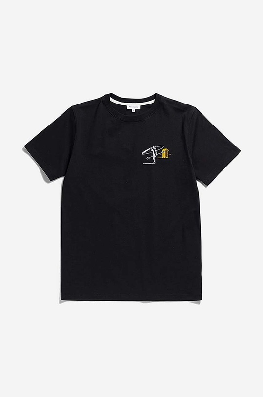 Abbigliamento Norse Projects t-shirt in cotone Niels Norse x Daniel Frost Kayak N01.0592.9999 nero
