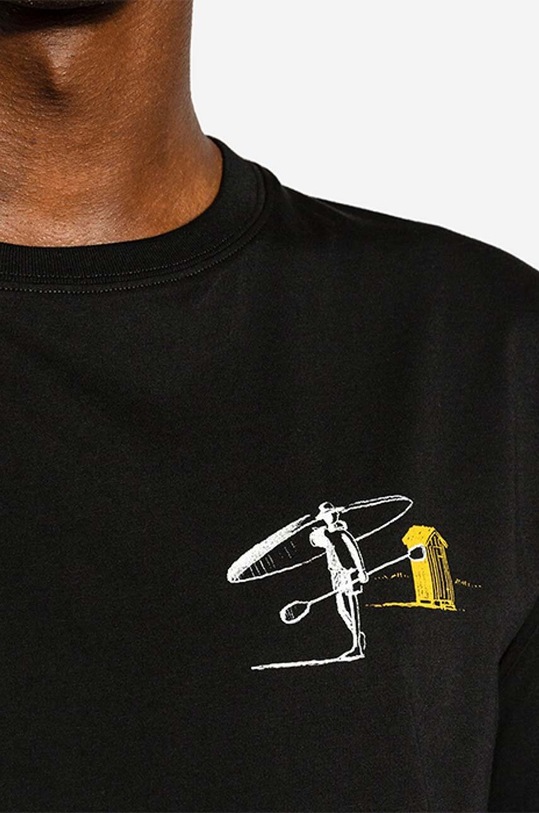 Norse Projects t-shirt in cotone Niels Norse x Daniel Frost Kayak N01.0592.9999 nero