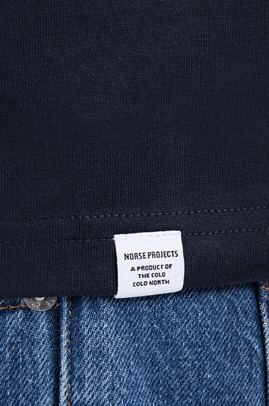 Norse Projects tricou din bumbac Johannes Standard Pocket SS bleumarin N01.0553.7004