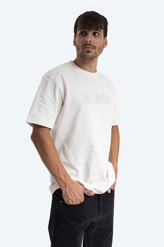 Norse Projects cotton T-shirt Johannes Norse Logo