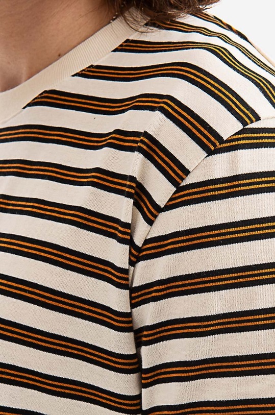 Norse Projects cotton T-shirt Johannes Nautical Stripe beige N01.0576.0957
