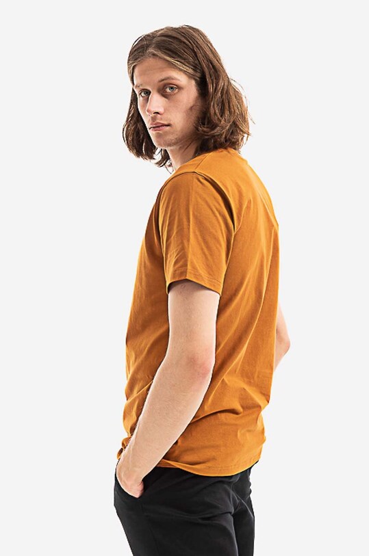 Clothing Norse Projects cotton t-shirt N01.0561.4041 orange