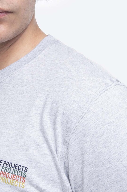 Clothing Norse Projects cotton t-shirt N01.0541.1026 gray