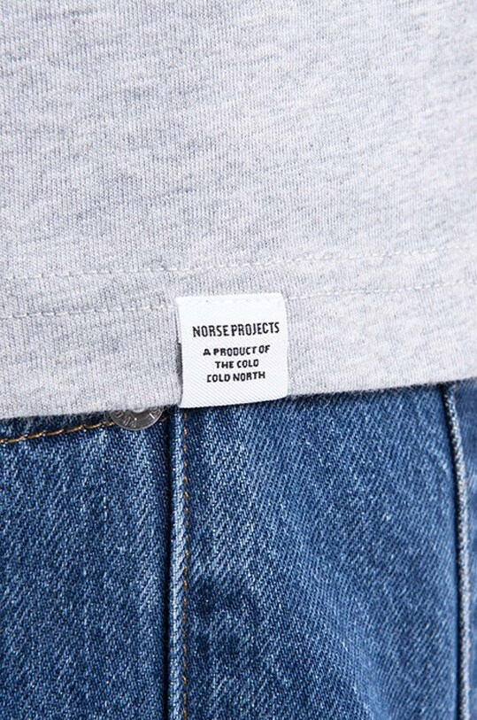 Norse Projects cotton longsleeve top gray N10.0181.1026