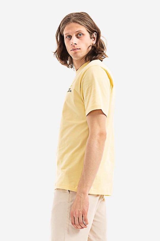 Bavlněné tričko Norse Projects N01.0589.3025 žlutá