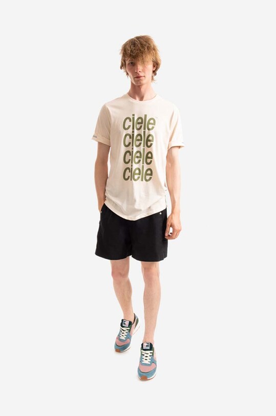 Tričko Ciele Athletics Nsbtshirt Corp R CLNSBTCR.KA001 béžová AA00