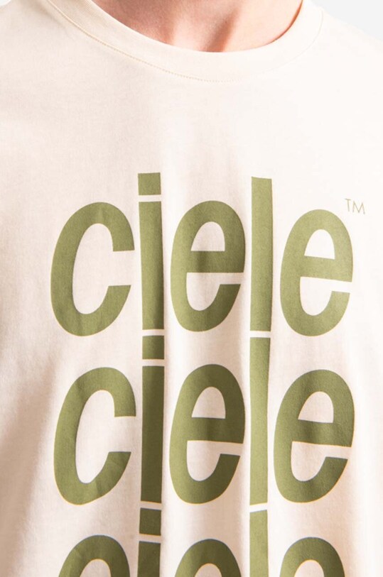 Tričko Ciele Athletics Nsbtshirt Corp R CLNSBTCR.KA001 béžová