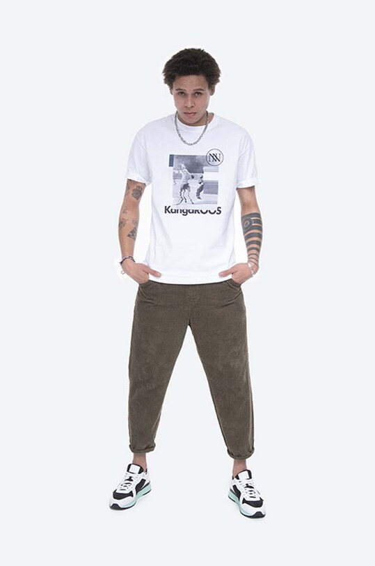 KangaROOS cotton T-shirt x Inan Batman T47080000000 white AA00