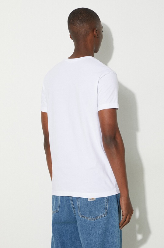 Oblečení Bavlněné tričko Samsoe Samsoe KRONOS M00012003 bílá