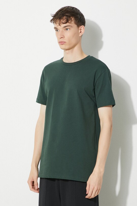 Samsoe Samsoe tricou din bumbac verde M00012003