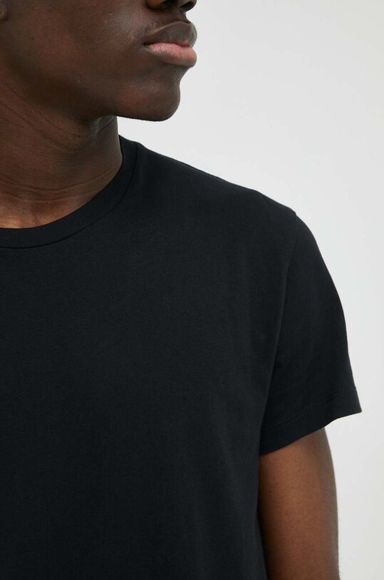 Samsoe Samsoe tricou din bumbac M00012003 negru