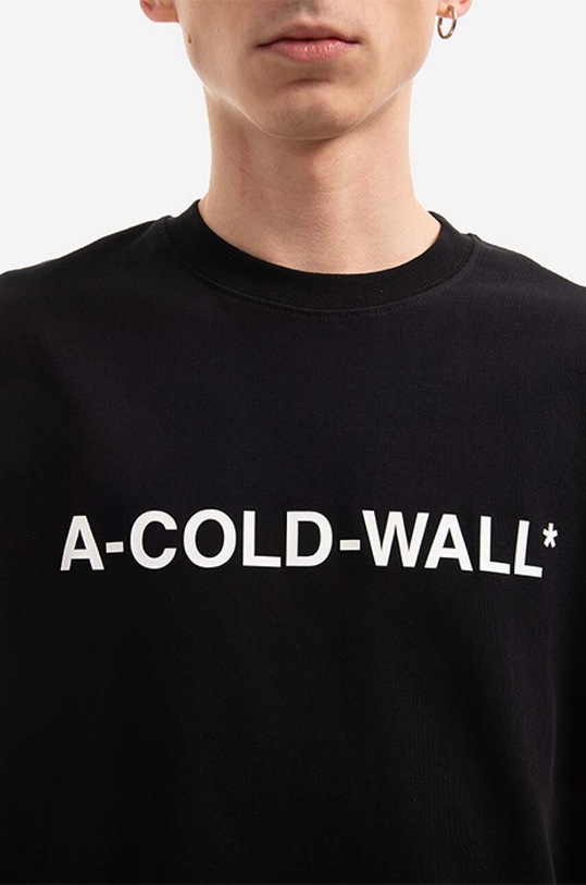 A-COLD-WALL* cotton t-shirt Esssential black ACWMTS063