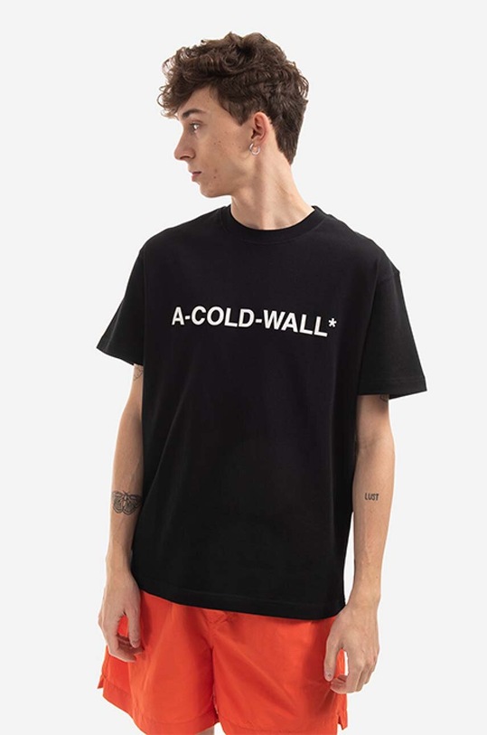 A-COLD-WALL* cotton t-shirt Esssential ACWMTS063 black