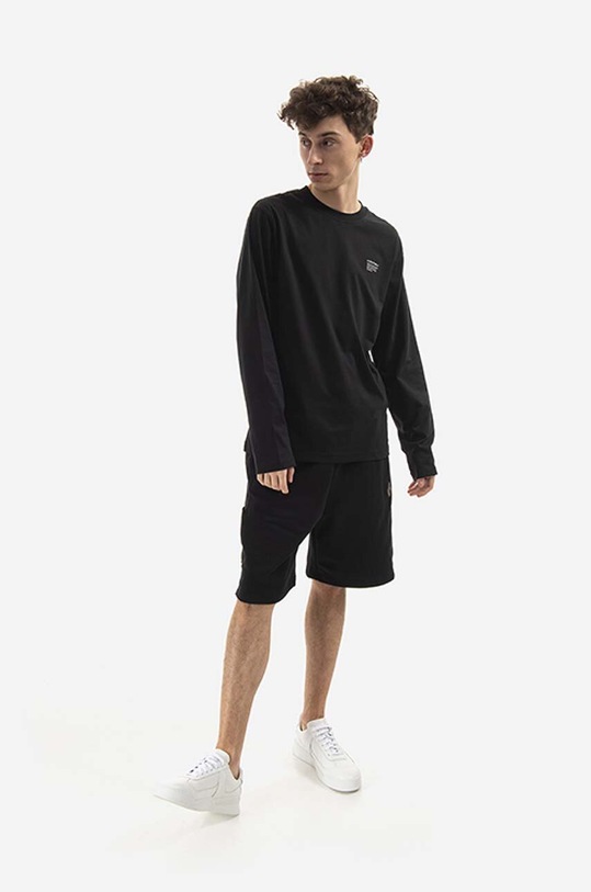 A-COLD-WALL* cotton longsleeve top Prose ACWMTS069 black AA00