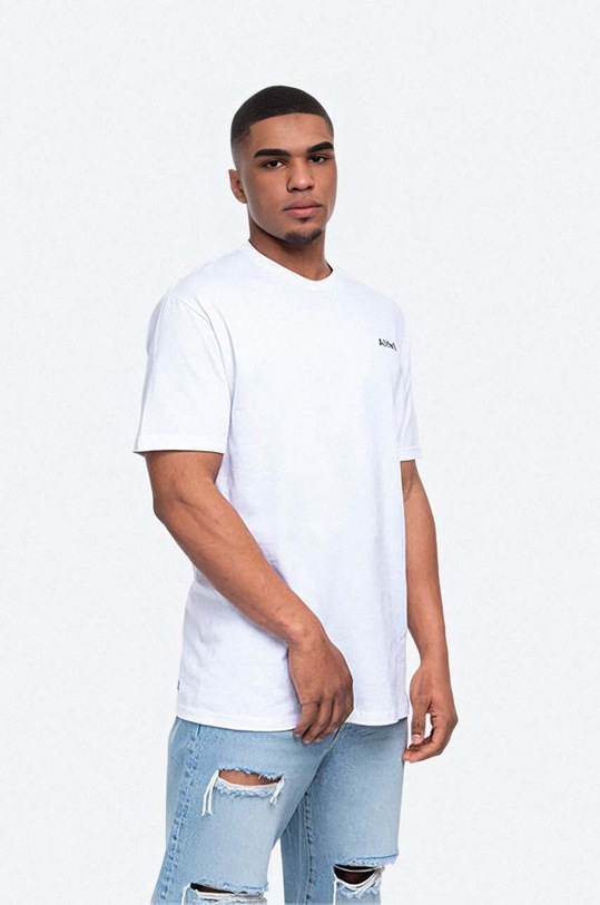 Βαμβακερό μπλουζάκι Alife ALIFW20.40 λευκό