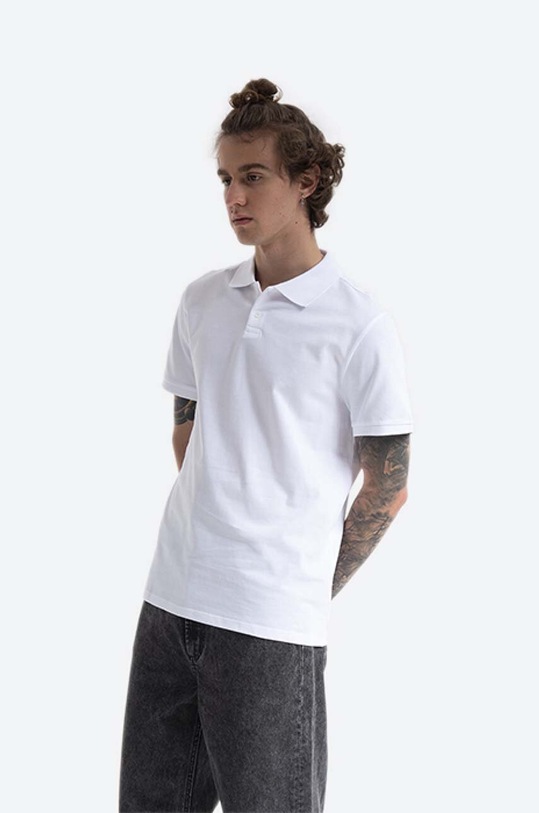 A.P.C. cotton polo shirt cotton white COEEB.H26856