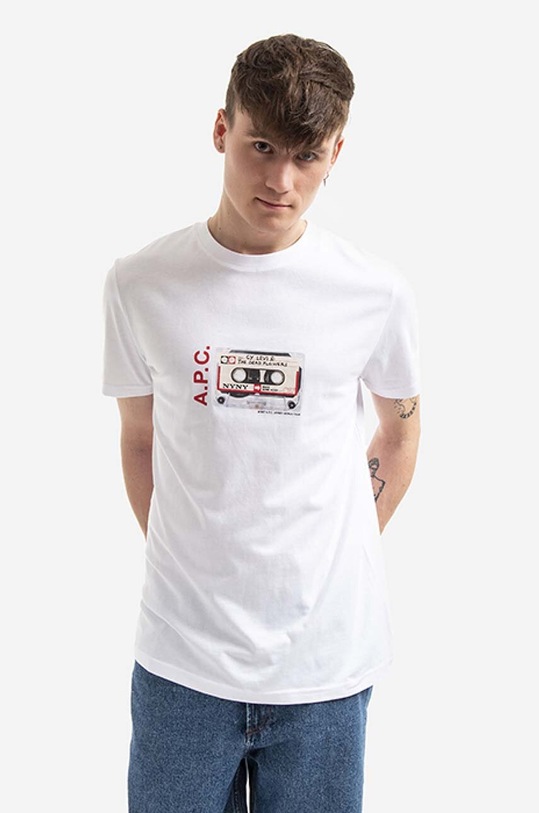 A.P.C. cotton t-shirt COEEV.H26095 white