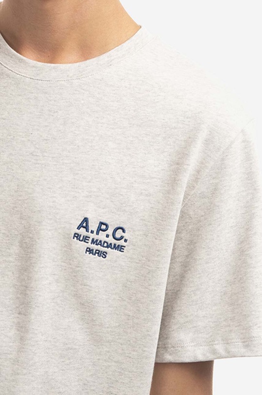 A.P.C. cotton T-shirt Raymond gray COEZC.H26840