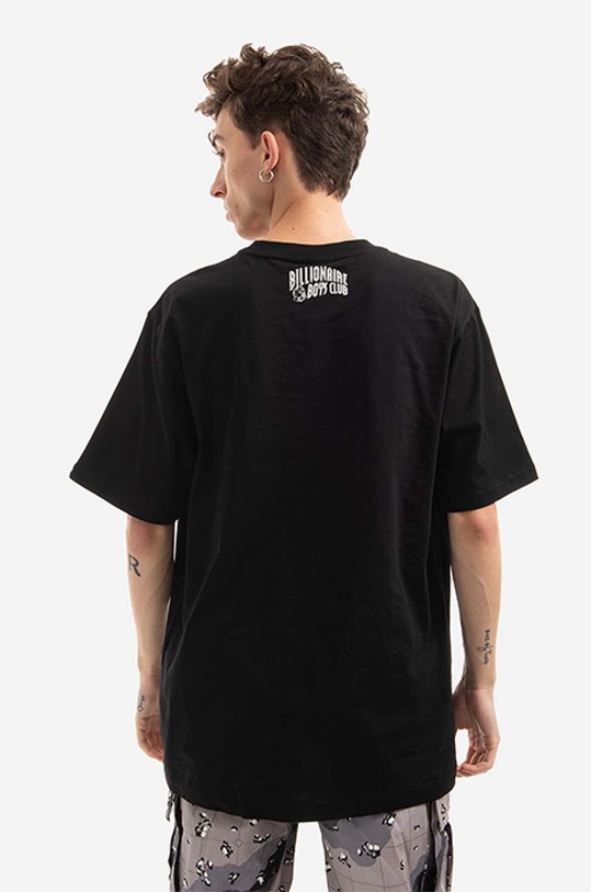 Clothing Billionaire Boys Club cotton t-shirt Standing Astro B21433 black