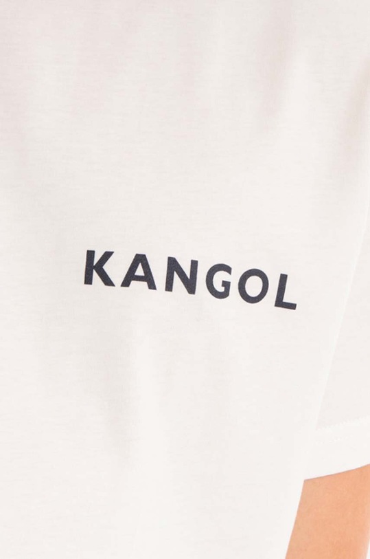 Kangol t-shirt bawełniany Heritage Basic biały KLHB003