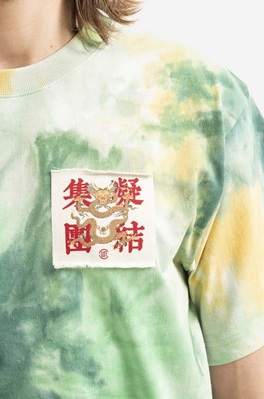 CLOT cotton t-shirt Dragon green CLTES10009.GREEN