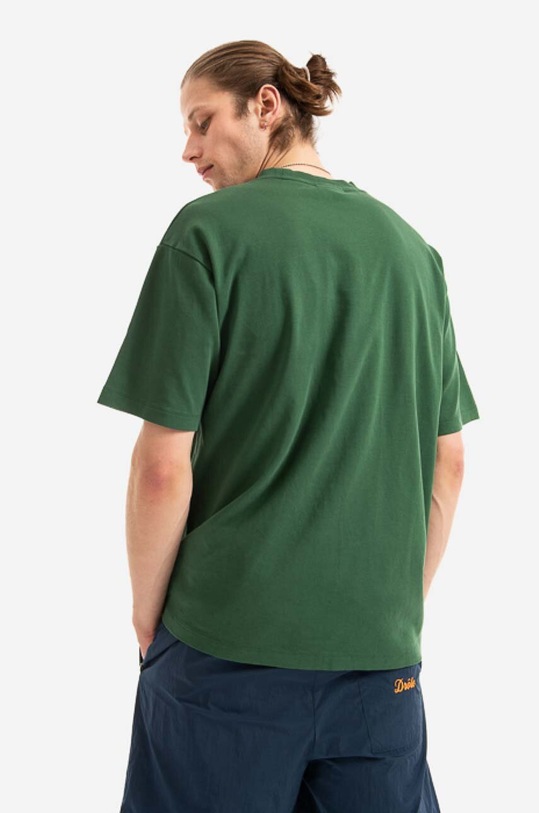 Clothing Drôle de Monsieur cotton t-shirt TS108.DARK.GREEN green