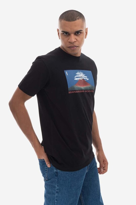 Maharishi t-shirt bawełniany 9929.BLACK czarny
