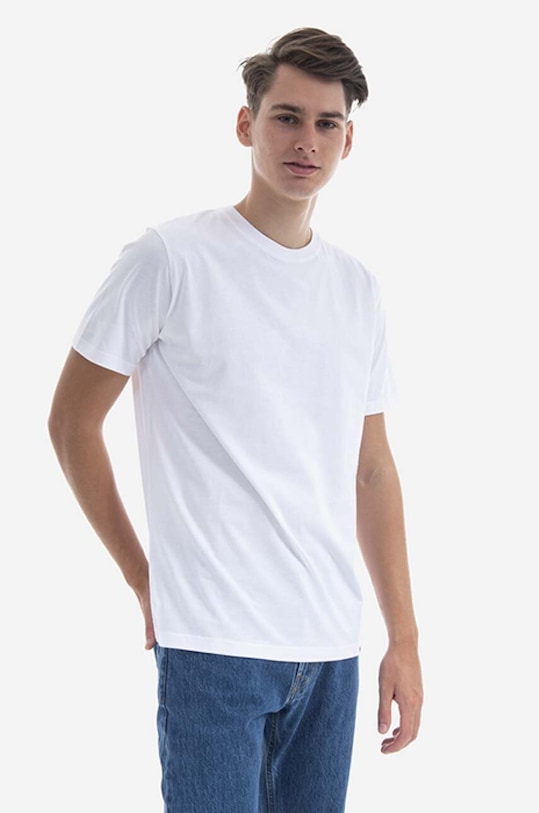 Norse Projects tricou N01.0559.0001 alb