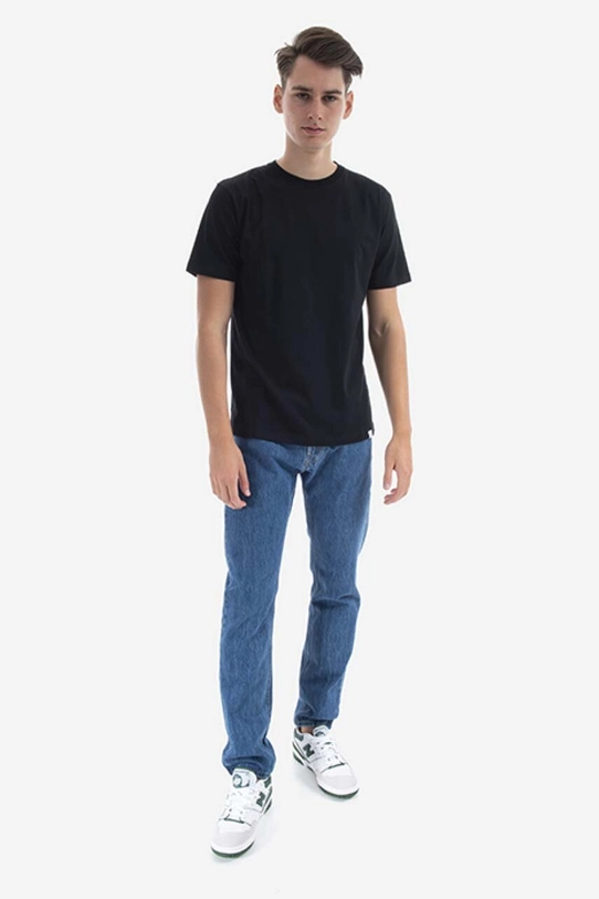 Norse Projects t-shirt bawełniany N01.0559.9999 czarny AA00