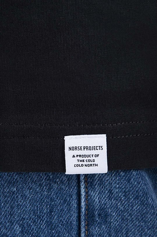 Norse Projects tricou din bumbac negru N01.0559.9999