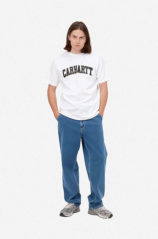 Carhartt WIP cotton t-shirt I028990.WHITE.BLAC white AA00