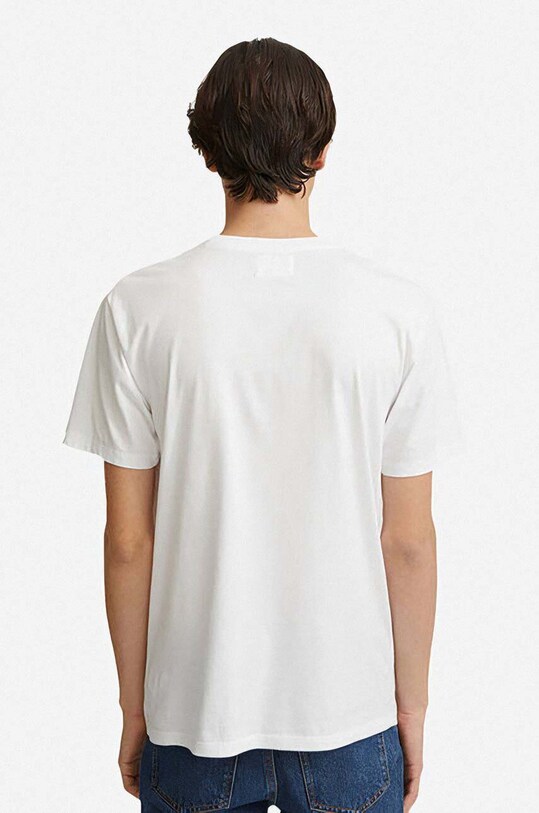 Wood Wood tricou din bumbac X Garfield Ace 30045703.2222 alb AA00