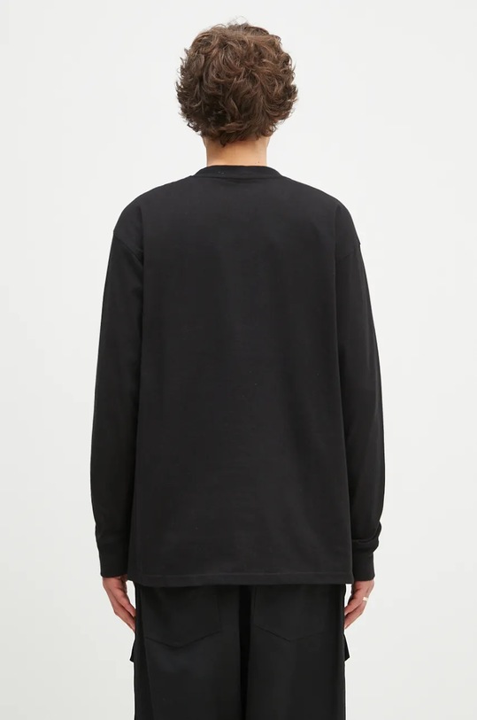 Oblečení Bavlněné tričko s dlouhým rukávem Carhartt WIP Longsleeve American Script T-Shirt I029955.89XX černá