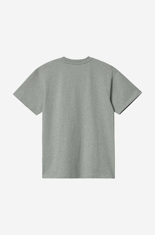 Carhartt WIP t-shirt bawełniany szary I029956.GREY.HEATH