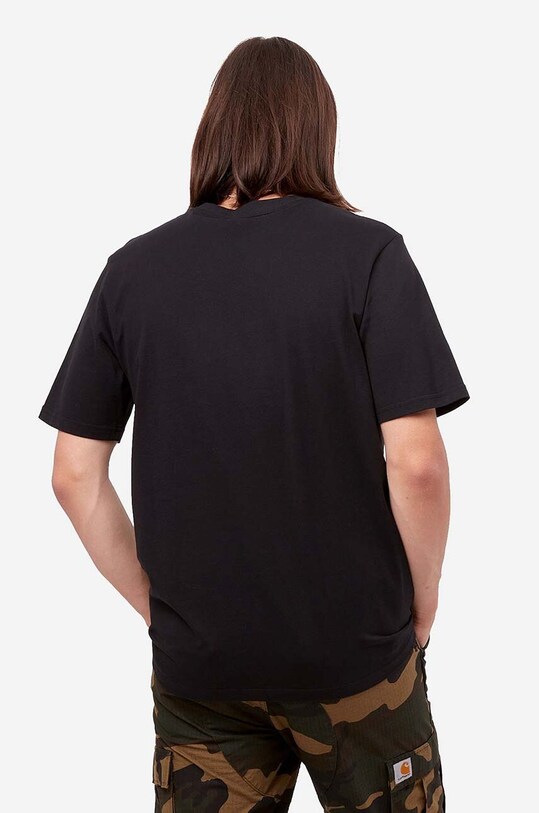 Бавовняна футболка Carhartt WIP I030434.BLACK