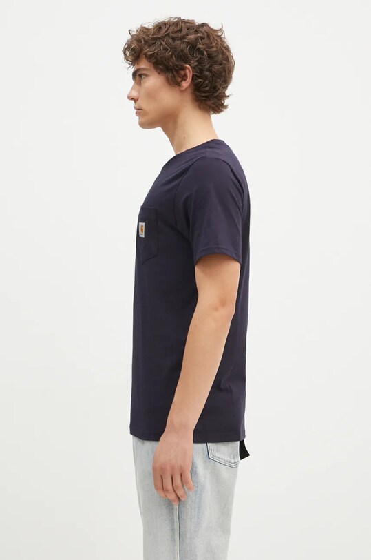 Carhartt WIP cotton t-shirt I030434.1CXX navy AA00