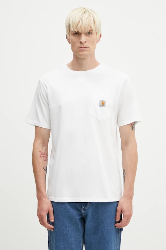 Carhartt WIP t-shirt in cotone regolare bianco I030434.02XX