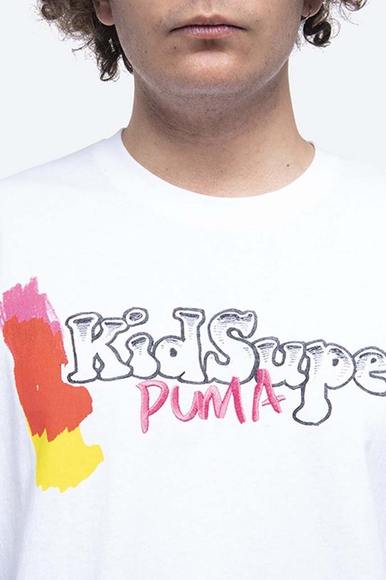 Puma cotton t-shirt x Kidsuper Studio white 530410.02