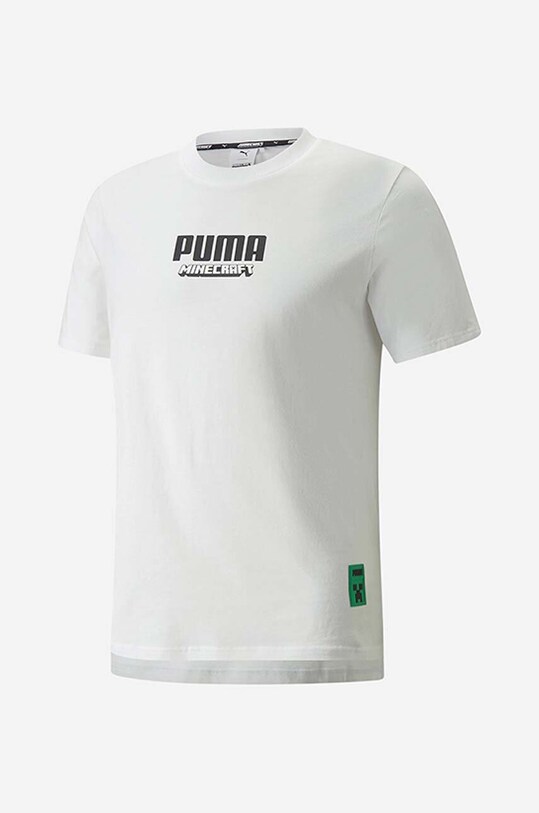 Clothing Puma cotton t-shirt x Minecraft 534374.02 white