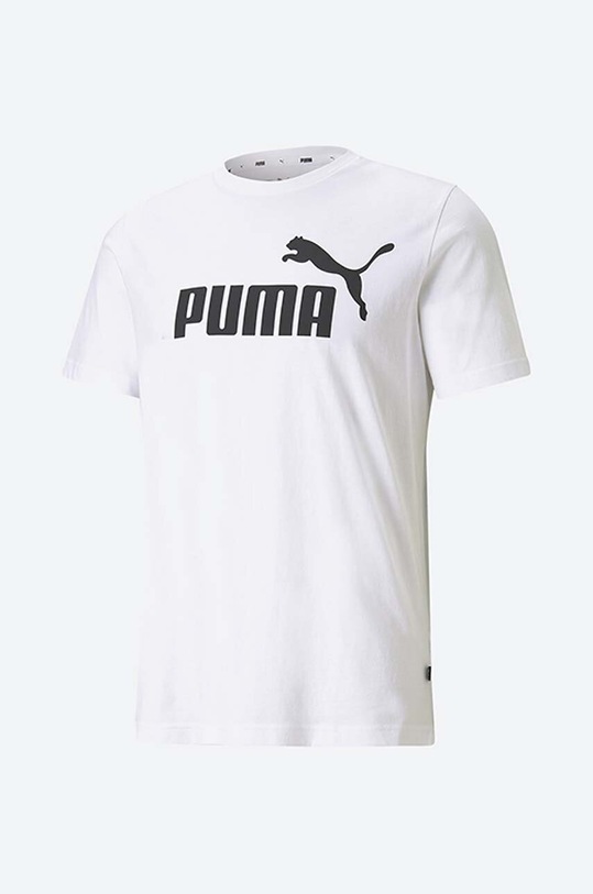 Clothing Puma cotton t-shirt Essentials 586666.02 white