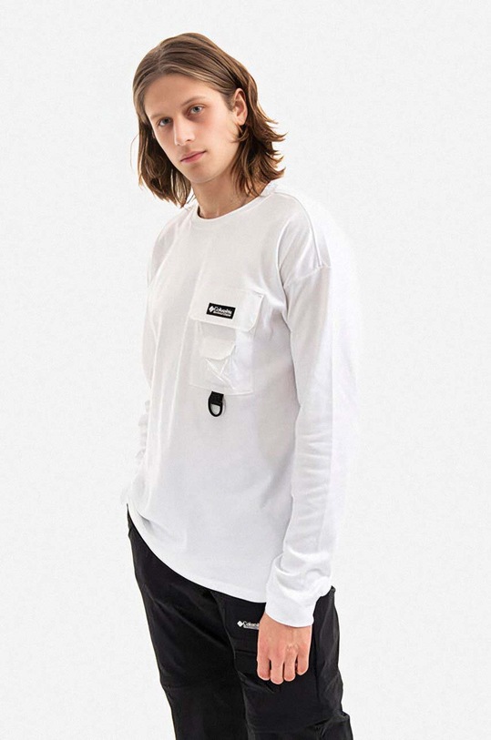Columbia longsleeve Field Creek Doubleknit Long Sleeve 1993233 biały