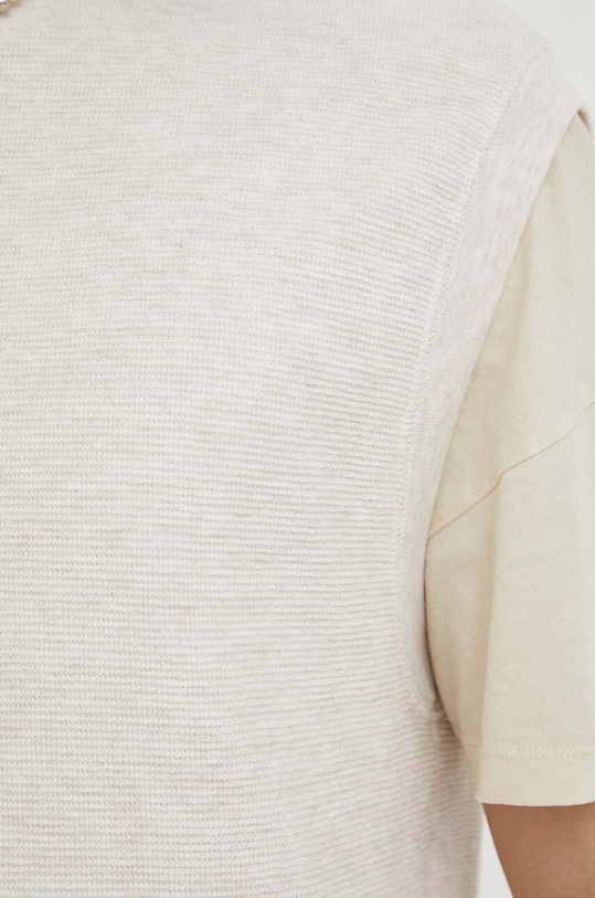 Majica kratkih rukava American Vintage MZAO01A krem