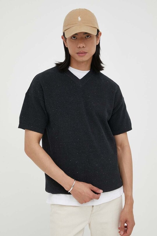 Свитер American Vintage остальные чёрный MDOZ18A