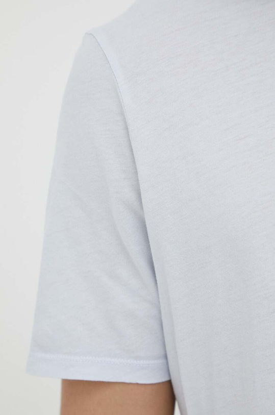 American Vintage pamut póló MDEV02A kék