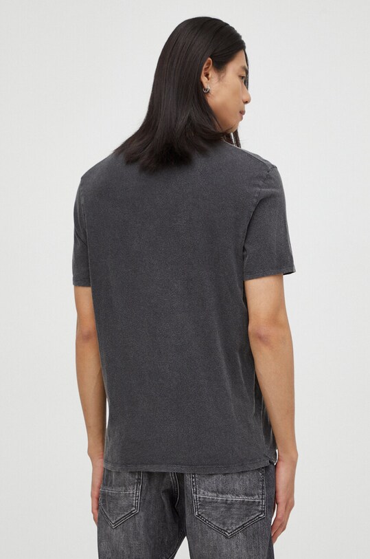 American Vintage t-shirt bawełniany MFAK02A szary AA00