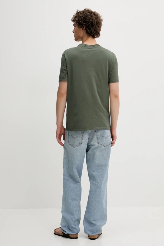 Oblečení Bavlněné tričko American Vintage MFAK02A zelená