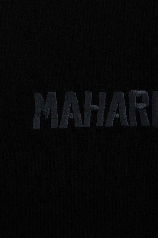 Bavlnené tričko s dlhým rukávom Maharishi U.A.P. Embroidered Longsleeve T-shirt Organic Cotton Jerse 4094 BLACK 4094.BLACK čierna