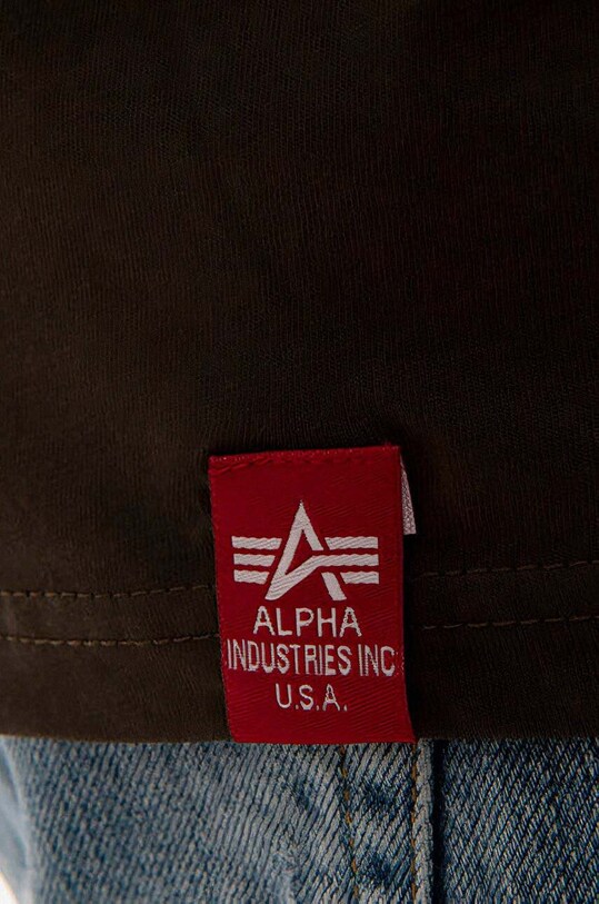 Βαμβακερό μπλουζάκι Alpha Industries 106509.415